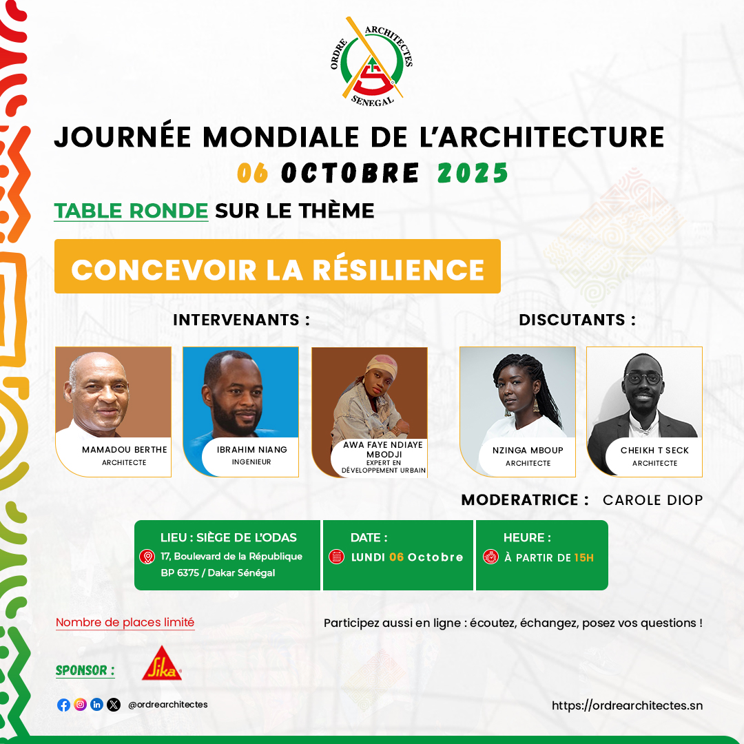 JOURNÉE MONDIALE DE L'ARCHITECTURE