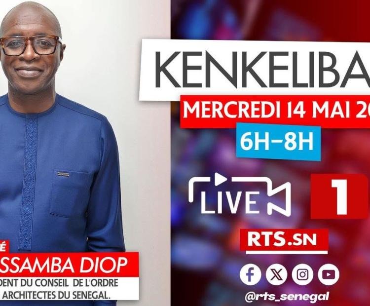 📺 L’émission Kenkelibaa sur RTS1 a mis en lumière les grands défis de l’architecture et de l’urbanisme au Sénégal.