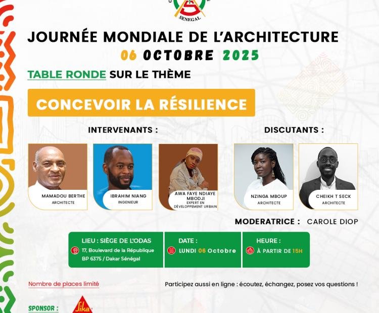 JOURNÉE MONDIALE DE L'ARCHITECTURE