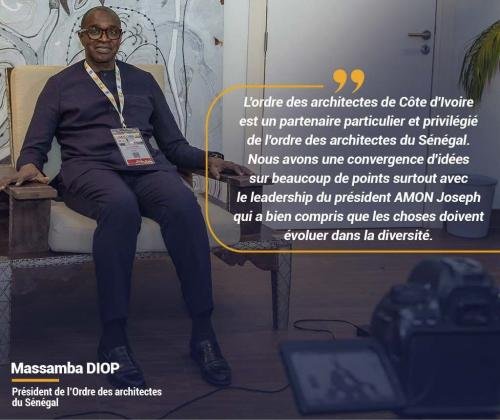 Vers une Architecture Africaine Unie : Le Président Massamba Diop salue une coopération exemplaire à ARCHIBAT 2025